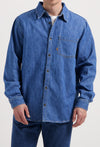 Chris Denim Shirt - Medium Stone - 25