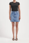 Audry Mini Skirt - Light Stone Vintage